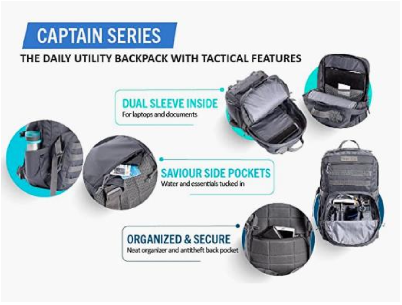 90 LTRS CAPACITY RUCKSACK WITH HDPE